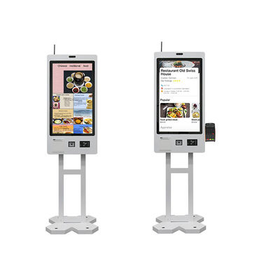 acheter Customized 21.5 Inch Wall Mounted Self Service Ordering Kiosk for Restaurants Touch Screen POS Terminal Food Order Payment SDK online manufacture