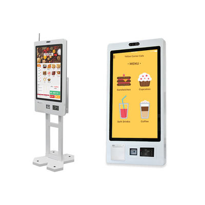 acheter 21.5 pouces écran tactile kiosque auto-commande machine de commande de caisse mur monture facture de paiement imprimante auto-service caisse de registre kiosque online manufacture