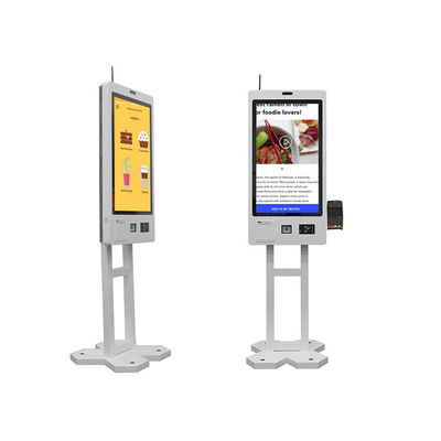 acheter Kiosque à ordination personnelle Kiosque à écran tactile avec imprimante A4 dans un restaurant Kiosque terminal de paiement par carte de crédit online manufacture