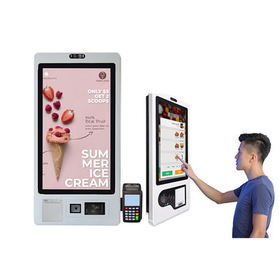 acheter ordre de service d'individu de Smart de kiosque d'écran tactile de paiement de supermarché du restaurant 27Inch online manufacture