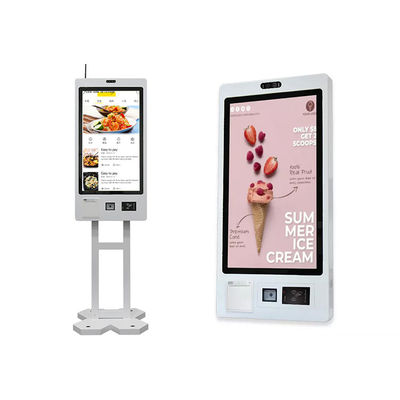 acheter Kiosque de commande de service d'individu d'écran tactile de 32 pouces avec le scanner de code de QR/imprimante thermique online manufacture
