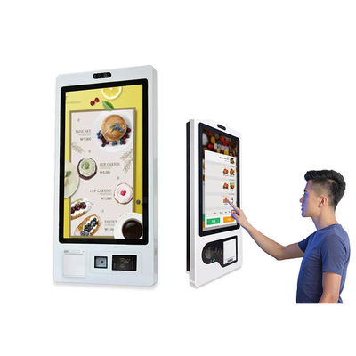 acheter Kiosques fixés au mur de distributeur automatique de ticket de restaurant avec l'imprimante et le scanner online manufacture