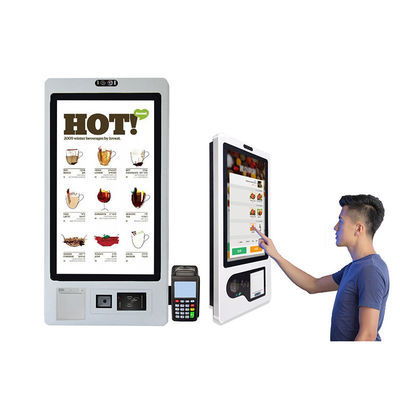 acheter Kiosque de paiement en espèces de restaurant de kiosque de moniteur d'écran tactile de service d'individu avec le lecteur de cartes online manufacture