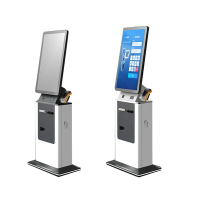 acheter Self-service Écran tactile Aéroport Hôtel Vérifier à la caisse Accepteur de paiement Kiosque avec lecteur de passeport et distributeur de cartes Kiosque de terminal Vérifier à la caisse Kiosque du terminal de self-service online manufacture