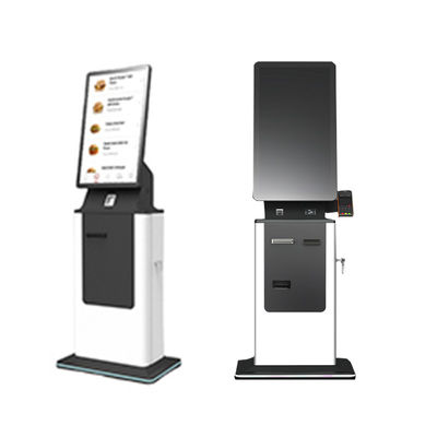 acheter Self Service Passport Scanner Boarding Pass Printing Machine Floor Stand Hotel Check in Cash Payment Kiosk Option Including SDK online manufacture