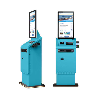 acheter Écran tactile debout 27 32 pouces distributeur automatique de billets de monnaie recycleur de pièces Android Accepteur de factures imprimante terminal de kiosque de paiement online manufacture