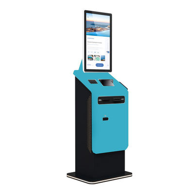 acheter Borne de paiement libre-service Échange de devises Parking Kiosque Pièce de monnaie Espèces Recyclage de billets Terminal de paiement de stationnement avec imprimante A4 online manufacture
