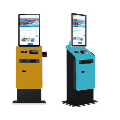 acheter Kiosque à double écran de libre-service à écran tactile intégré Kiosque d'information online manufacture