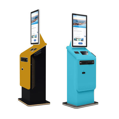 acheter Écran tactile Crtly Self Service Booth Imprimante facture Paiement en espèces Kiosques lave-auto Self Check In Kiosque online manufacture