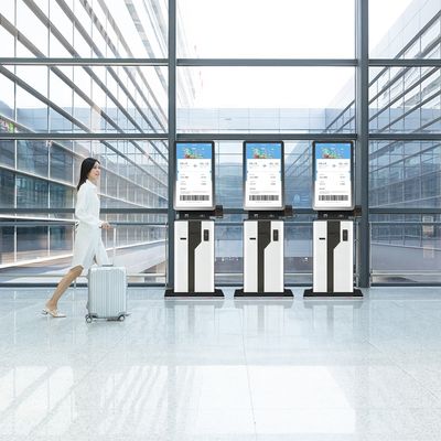 acheter Terminal automatique de paiement avec le kiosque biométrique de paiement d'individu de lecteur de scanner de code barres avec l'imprimante online manufacture