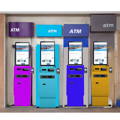 acheter Une machine à guichets automatiques personnalisable accepte des cartes bancaires en espèces online manufacture