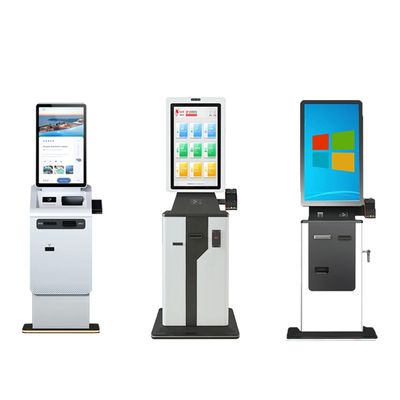 acheter Stand au sol écran tactile hôtel kiosque de paiement automatique chèque en espèces en kiosque en libre-service online manufacture