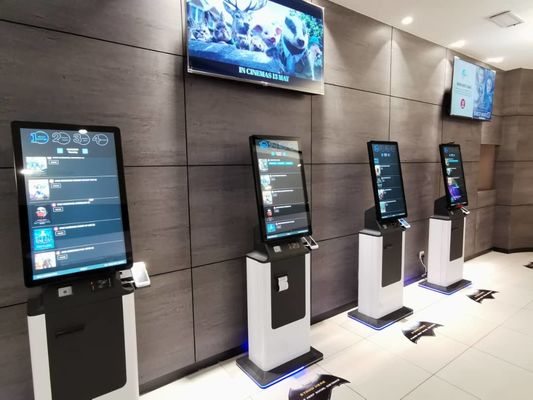 acheter Terminal de paiement de kiosque de 32 pouces avec paiement en espèces et par carte, kiosque de paiement de lavage de voiture online manufacture