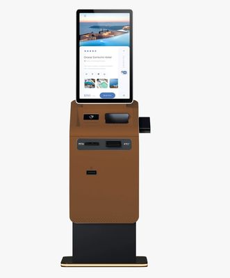 acheter Kiosque d'auto-service d'imprimante thermique avec caméra de balayage de code à barres et support QR/RFID online manufacture