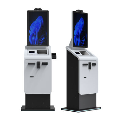 acheter Borne de paiement libre-service Android 27 32 pouces avec écran tactile, imprimante A4, scanner de code QR et machine de change online manufacture