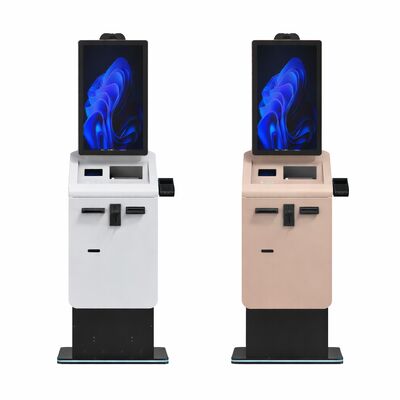 acheter Self-service Caisse de paiement Kiosque échange de monnaie monnaie en espèces Recycleur de pièces d'argent Écran tactile capacitif SDK Activé debout au sol online manufacture