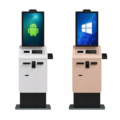 acheter Kiosque de paiement en libre-service Machine à écran tactile Impression QR Scanner Lecteur de carte Dépôt en espèces Recycleur de pièces Kiosque Terminal online manufacture