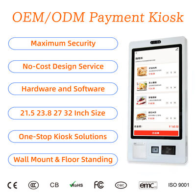 acheter Kiosque de restauration en direct, écran tactile, auto-service, imprimante de billets, imprimante de code QR, guichet de paiement pour le restaurant online manufacture