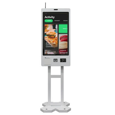 Machine de kiosque de commande d'individu de système de commande de restaurant de code de balayage