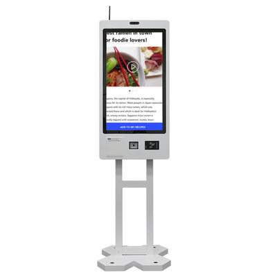 Machine de restaurant de paiement de code barres de système de kiosque de commande d'individu d'aliments de préparation rapide
