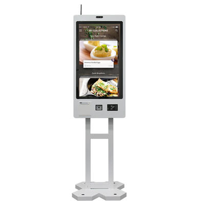 Kiosque de commande de restaurant sans numéraire Machine de commande en libre service HDMI