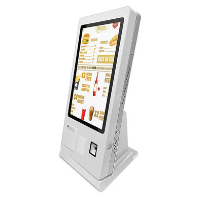 Kiosque de commande d'individu du scanner Kfc de code barres de kiosques d'écran tactile de service d'individu de 21,5 pouces