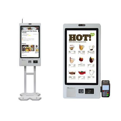 Service de commande d'individu de machine de kiosque de restaurant d'aliments de préparation rapide 32 pouces
