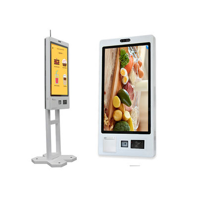 27 pouces Kiosque de libre-service Interactif Touch Compte à rebours Restaurant Autopayeur Machine tactile au sol