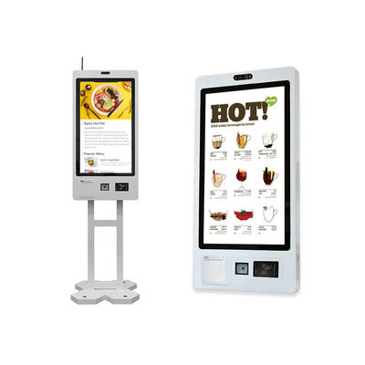32 Écran tactile Produits de restauration rapide Self-service Kiosque de commande Self-checkout Kiosque avec commande logicielle