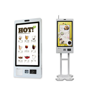 Wifi / Bluetooth / Ethernet Kiosque de commande de restaurant avec écran tactile LCD