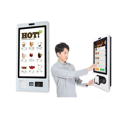 Kiosque tactile personnalisable avec options de paiement par carte de crédit Android/Win 7/8/10
