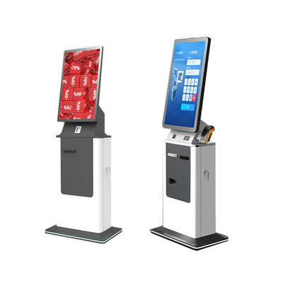 Réservez le kiosque Écran tactile Autoservice Imprimante A4 Scanner de passeport