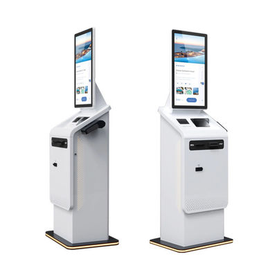 Le haut hôtel durable vérifient dans le kiosque des entreprises avec le kiosque de Scanner And Camera d'imprimante