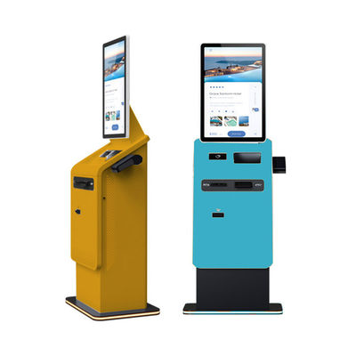 Kiosque d'auto-enregistrement pour le paiement des billets d'avion Vérification des passeports et délivrance de cartes d'hôtel