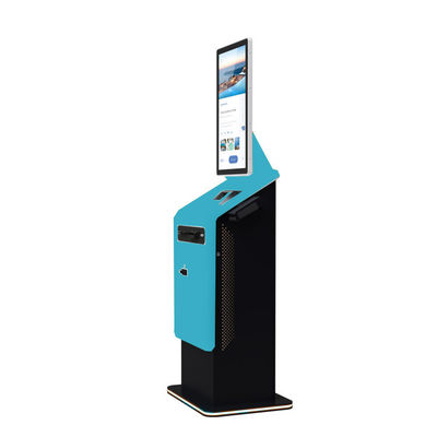 Kiosque en libre-service Écran tactile Caisse acceptant la caisse Autoservice Caisse et pièces acceptant le terminal de paiement Kiosque