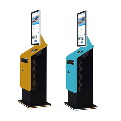 Kiosque de libre-service, échangeur de billets, imprimeur de billets, distributeur de billets, distributeur de paiement, récepteur de billets, kiosque