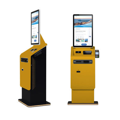 Autopayeur Kiosque à écran tactile plancher debout en espèces Recycleur de pièces de monnaie Machine de paiement de change Kiosques