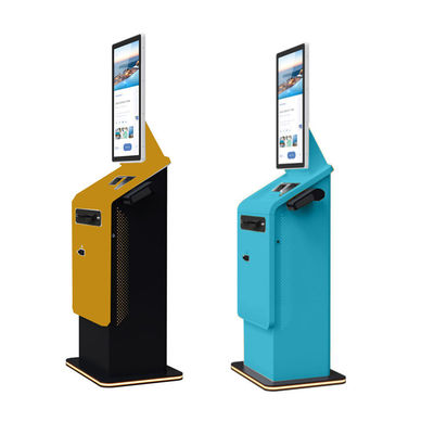 Kiosque en libre-service Stand au sol Écran tactile Automatique échange de monnaie en espèces Terminal de paiement en libre-service Kiosque