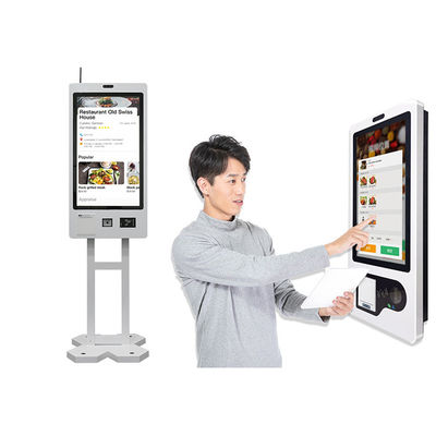 Kiosque robuste de service d'individu avec le kiosque fixé au mur de paiement de caméra et d'imprimante thermique