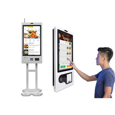 Stockage local de données Kiosque de commande en ligne avec imprimante thermique