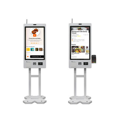 Produit de restauration rapide HDMI Service rapide Kiosque de restaurant 27 32 pouces Touch