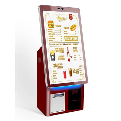 Kiosque de restauration en libre-service avec code QR et RFID intégré