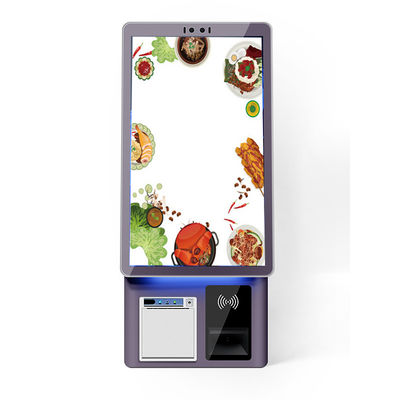 21.5 pouces Full HD machine à commande automatique nourriture service rapide restaurant kiosque
