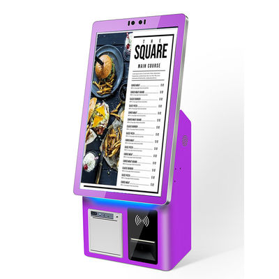 Menu Bureau de bureau Kiosque de terminal en libre-service Bon d'impression Scanner de carte Kiosque de paiement