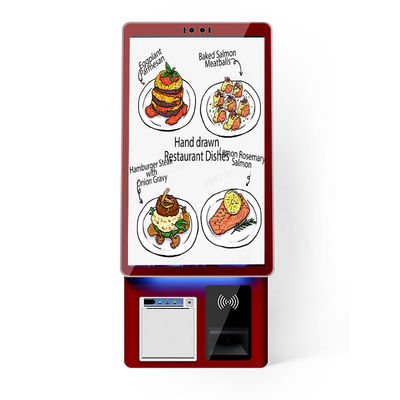 Kiosque de commande d'aliments à l'aide de l'écran tactile