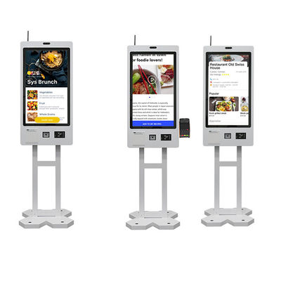 Kiosque de commande pratique avec le scanner QR / lecteur RFID pour l'impression de billets
