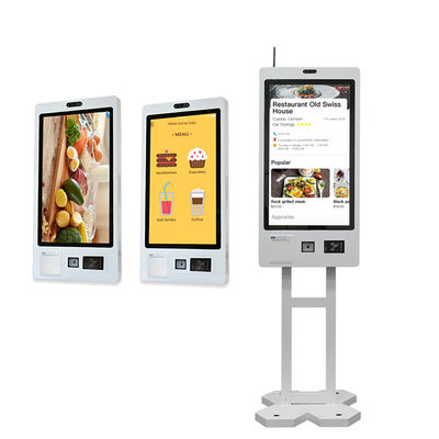 Kiosque de commande Android monté sur le mur Restaurant écran tactile Kiosque de commande alimentaire