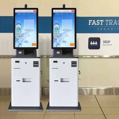 Appareil de vente de billets moderne avec écran LCD Windows/Linux Logiciel Imprimante thermique