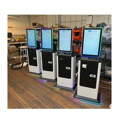 Kiosque de paiement en espèces avancé avec interface tactile et logiciel Win/Linux