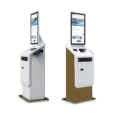 Kiosque de restauration en libre-service avec couleurs personnalisables et résolution FHD pour l'impression de billets